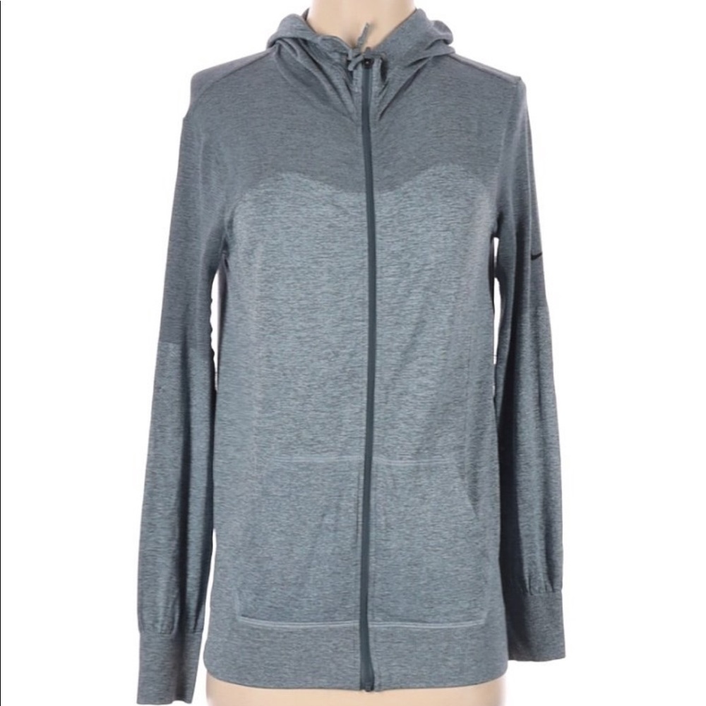 NIKE Dri fit small hooded gym yoga light jacket